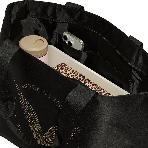 Victoria's Secret Black Fashion Show Tote - Picture 3 of 3